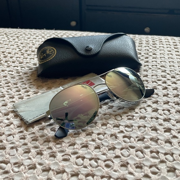 Ray-Ban Lilac Mirror Sunglasses #RB3536 - Picture 6 of 12